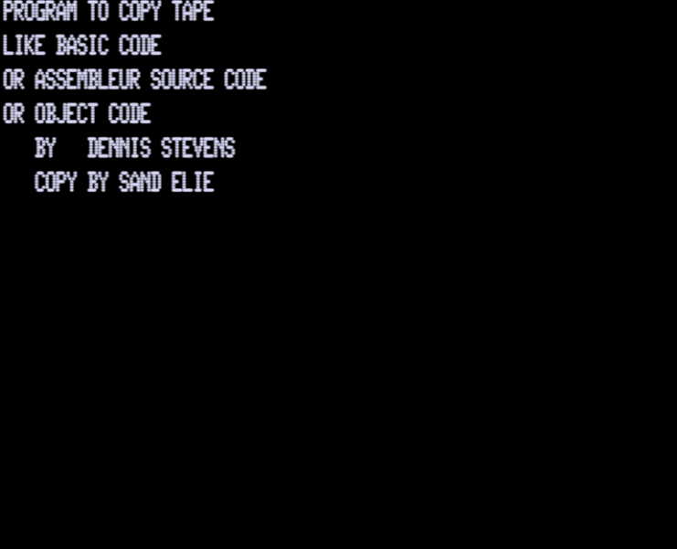Screen shot
